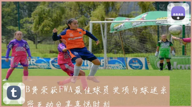 B费荣获FWA最佳球员奖项与球迷亲密互动分享喜悦时刻